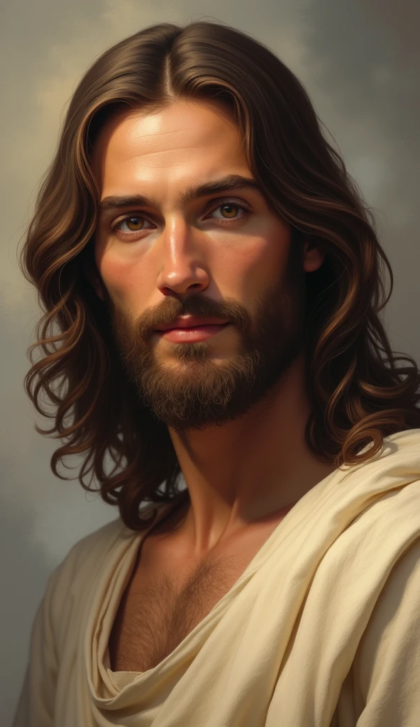 Create a image of Jesus, looking forward to the camera.