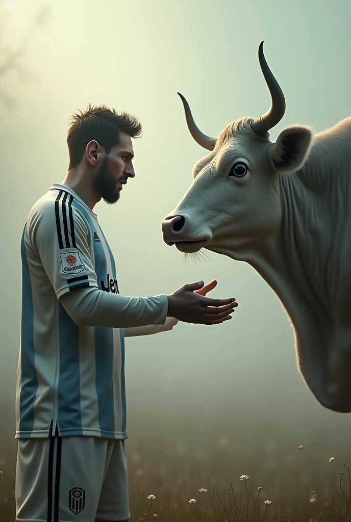 Messi has a cow