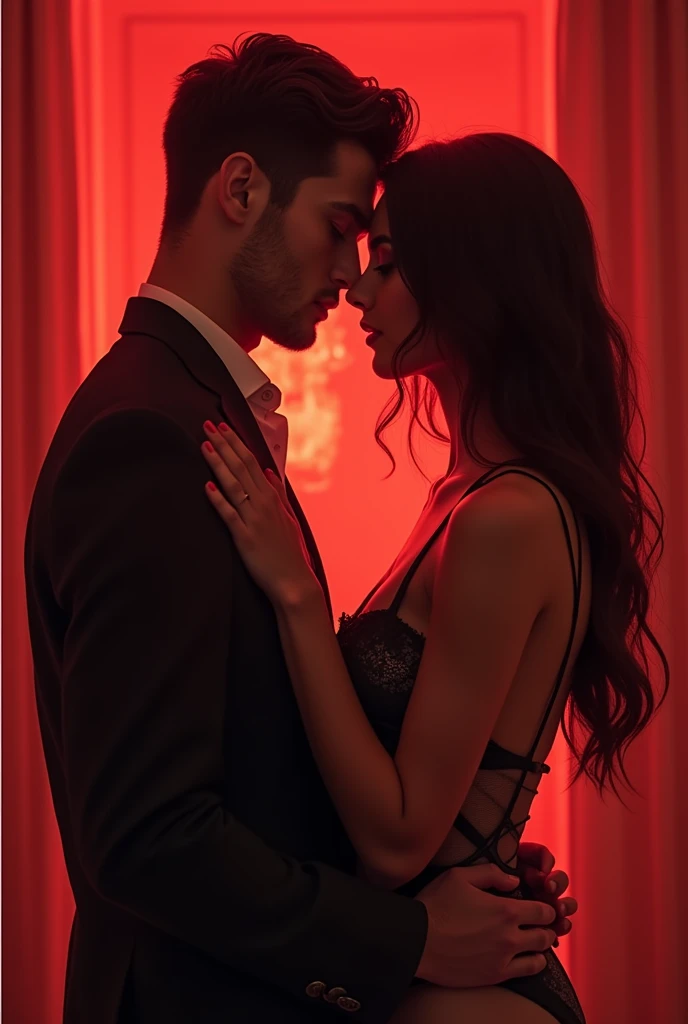 I want to create a image of a boy and hot girl having sex