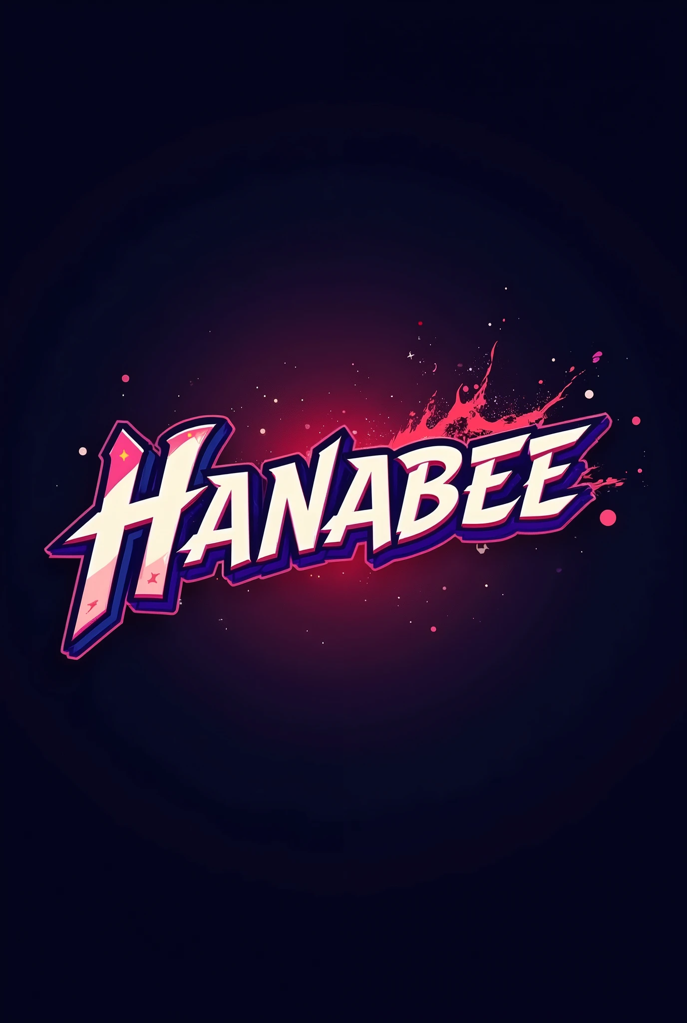 gamer logo with name Hanabee 