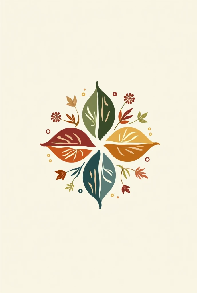 A cafe logo that reflects the four seasons