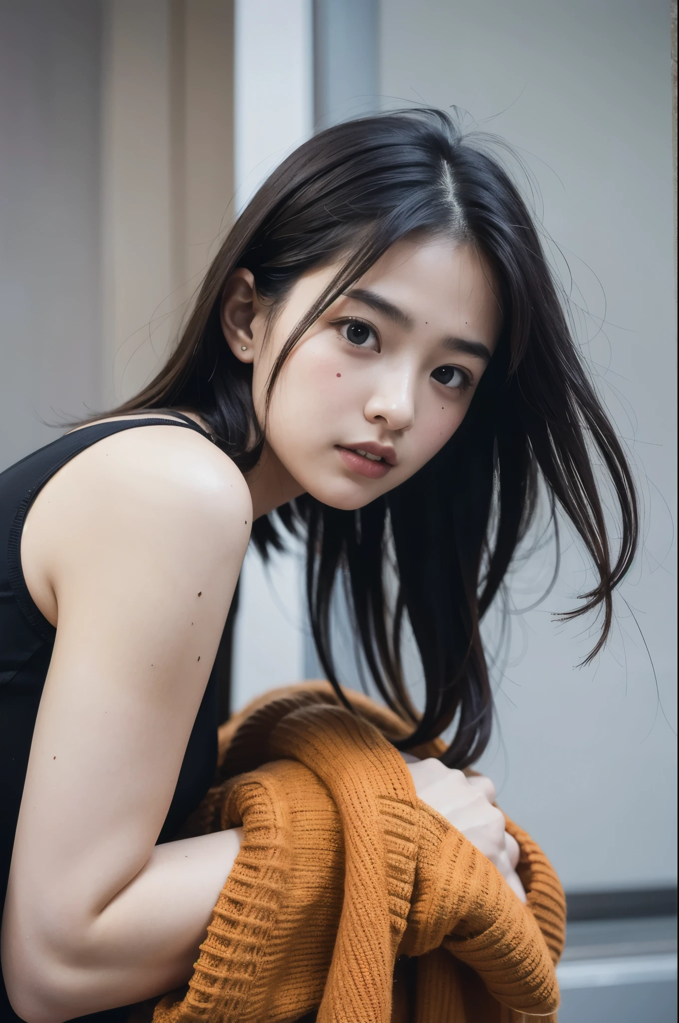 one person&#39;s, Simple Background、Magazine Cover