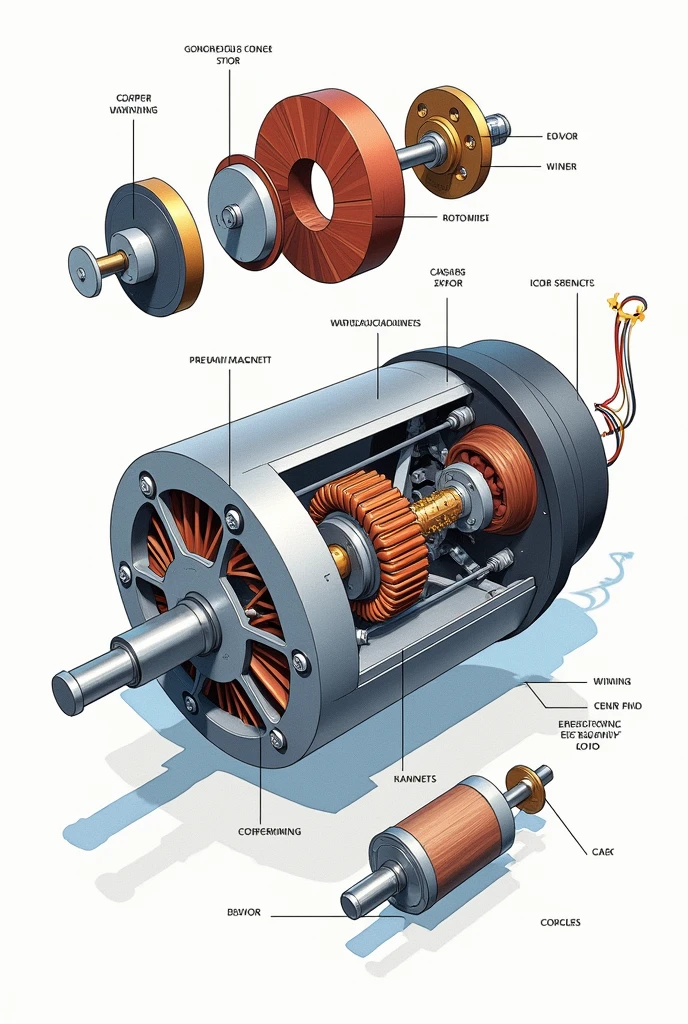 Parts of brushless motor