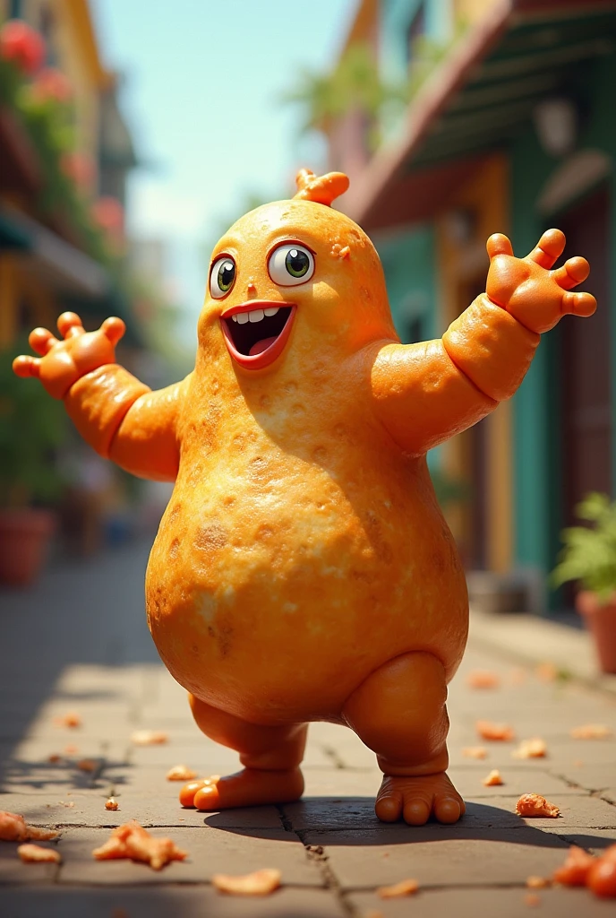 Coxinha with arms