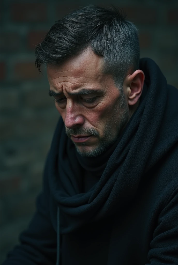 Generate images of  sad men

