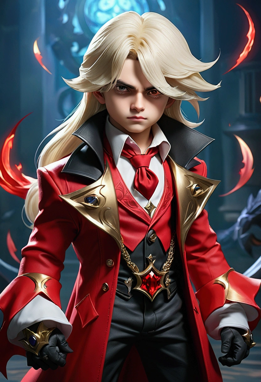 Alucard from mobile legends turn into baby