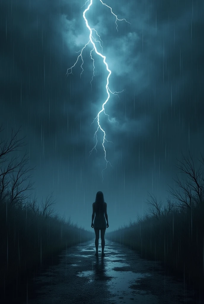 It should be disaster depressive not calm..night rain storm