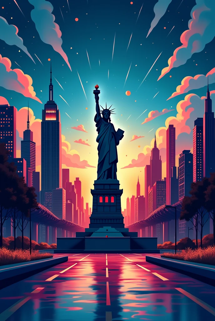 4 essential fact's about newyork city (write on image )