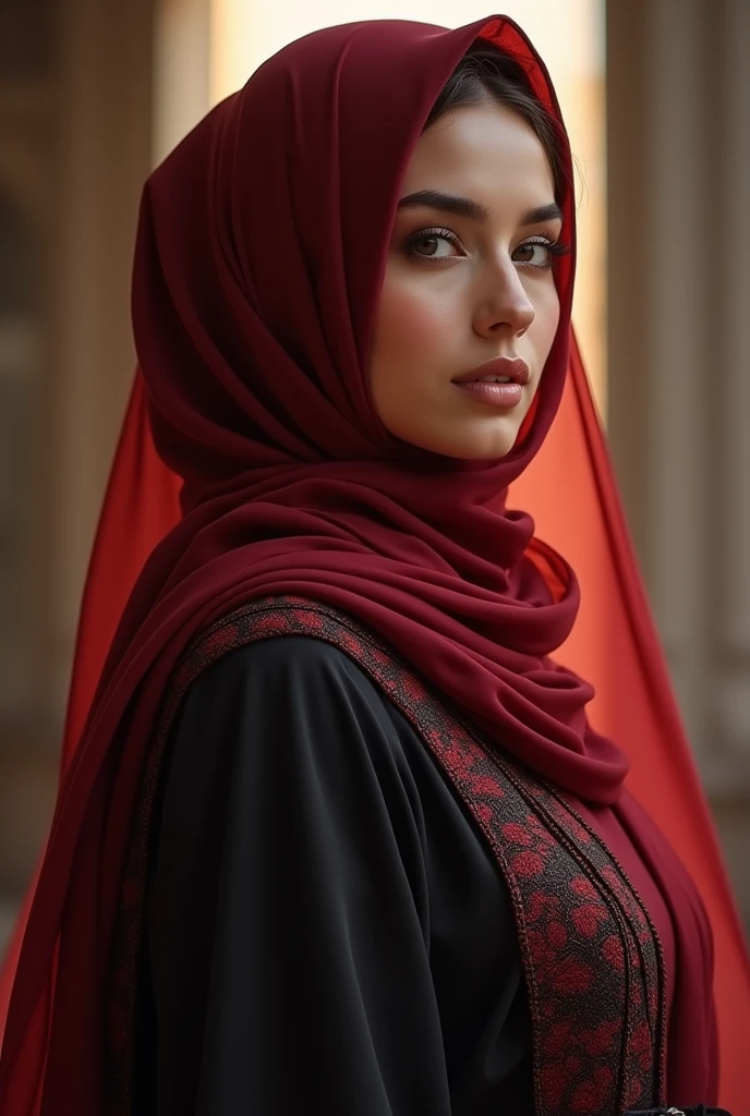 beuty hijab girl big boobs