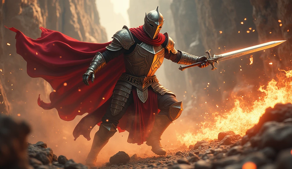 Realistic photos, RAW Photos, temple knight, shining sword, attacks viewer, Powerful movements, jump on prey, ((Dynamic jump)),
temple knight approaching from above, sudden approach, Bad-tempered, dynamic Shot from grand, lightning magic,High resolution, masterpiece, Highest quality, Intricate details, Very detailed, Clear focus,texture, Delicate eyes, Professional, 4K,Shallow and deep, Kodak Vision Color, Exactly, Very detailed, photograph_\(Extremist\), photographpractical, practical, Post-processing, Maximum details, Roughness, Real Life, Extremist practical, Photorealism, photographgraphy, 8K Ultra HD, photographgraphy