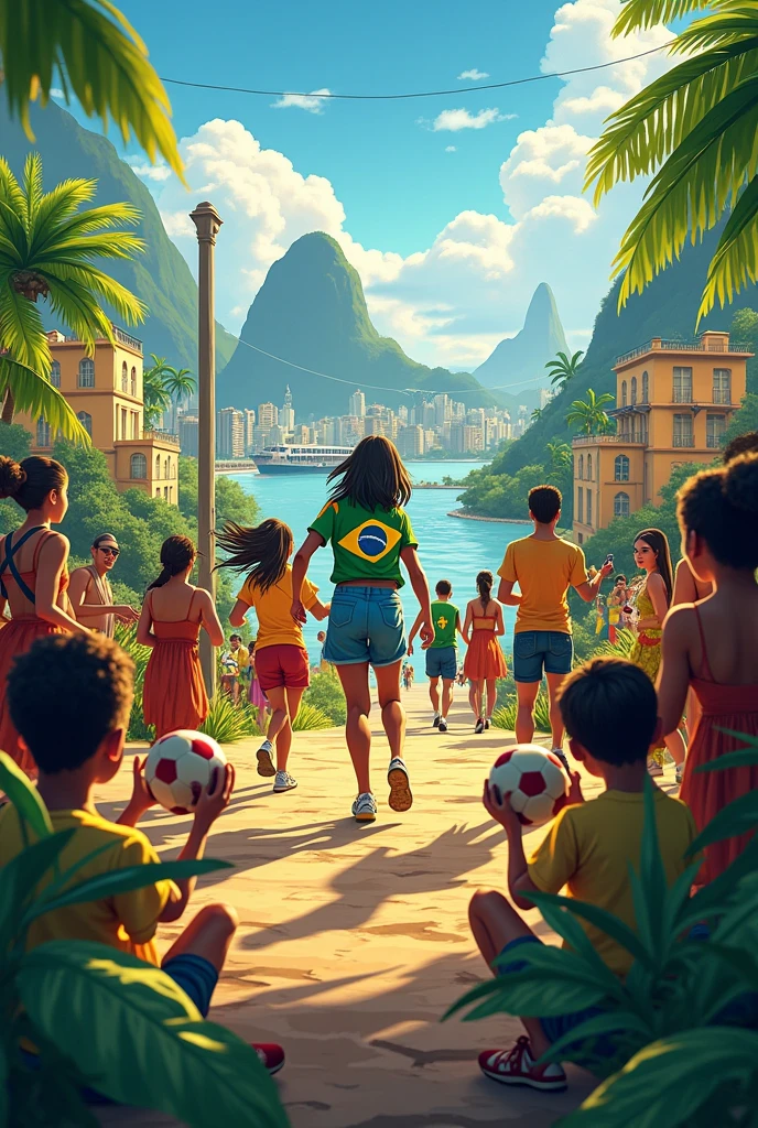 Create a cover photo for a game brazil profile