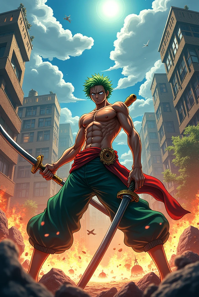 Zoro anime character in many anime