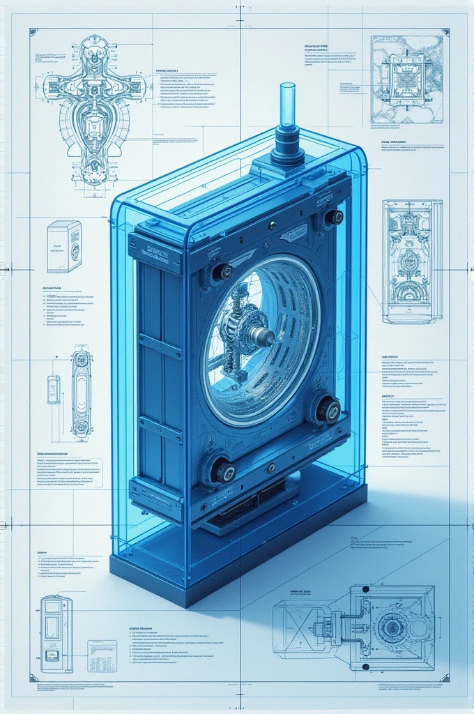 Simple little complicated time machine blue print