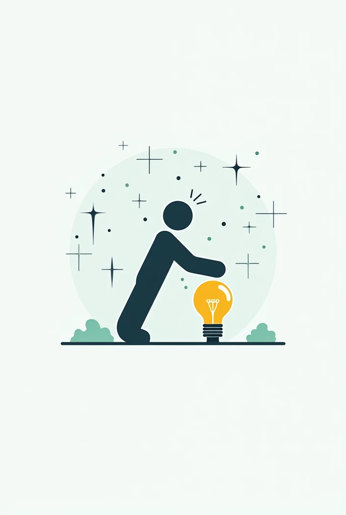 Changing light bulbs for LED bulbs logo