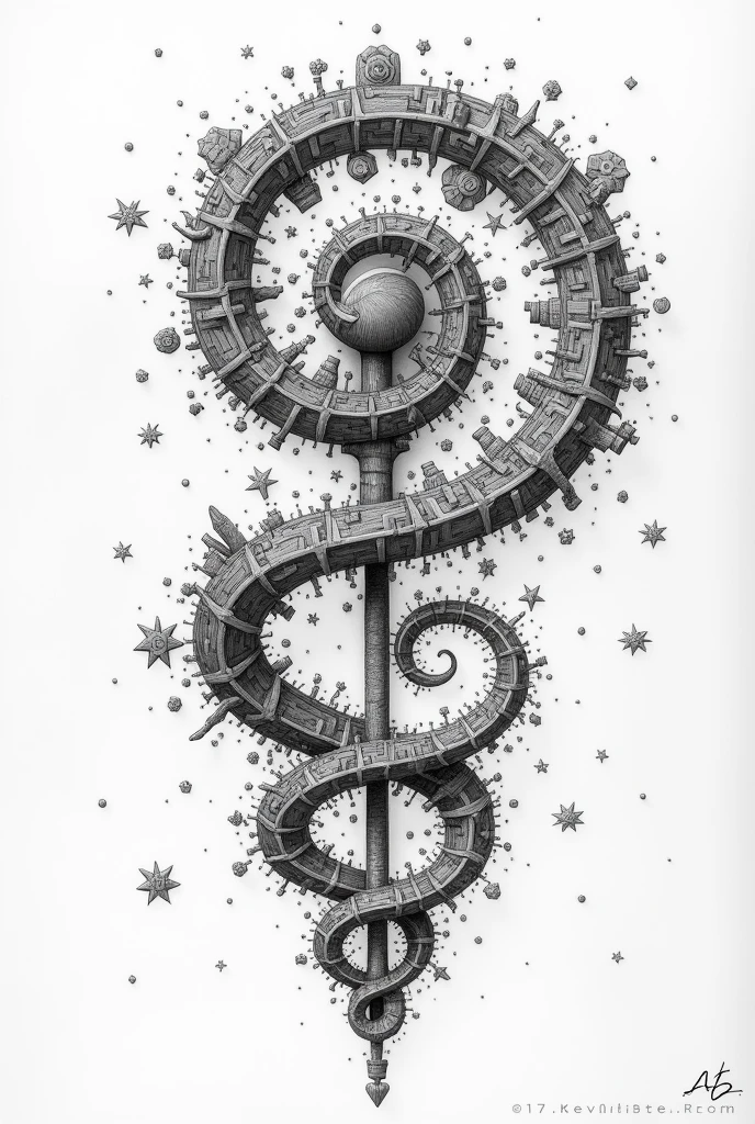 In a short bond paper, construct your own Fibonacci spiral art. You may do it using pen and paper or computer software(digital). Make your art unique and creative. The Fibonacci spiral should be visible. There must be an incorporation in nursing .
