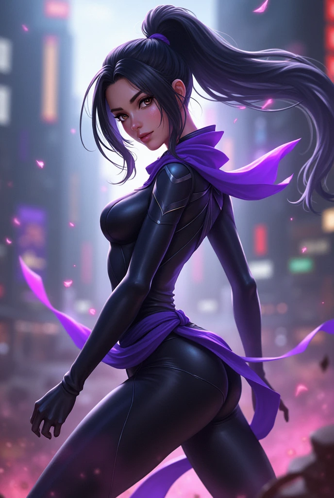 Hanabi character from the game mobile legends