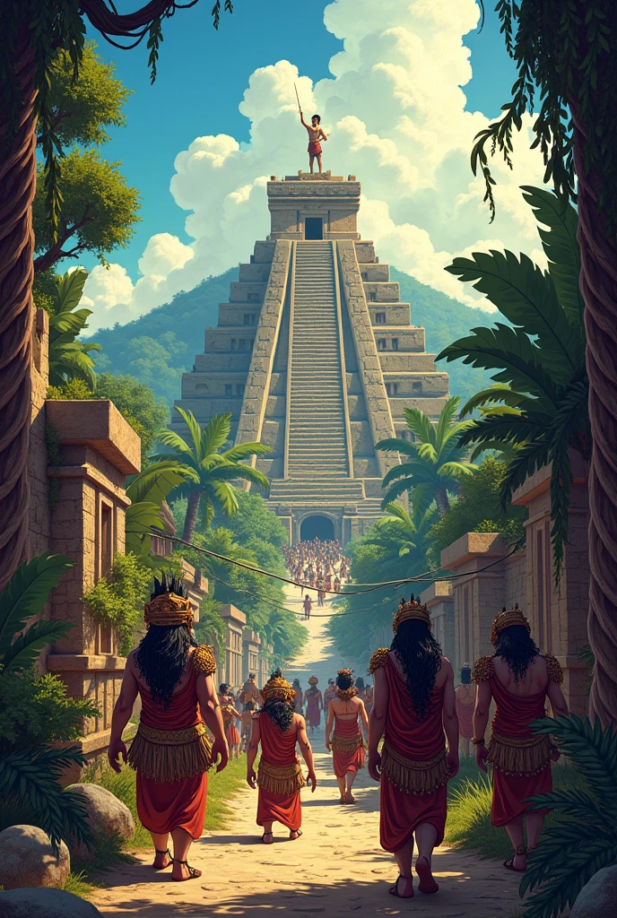 Comic about the cultural legacy of the Mayans, Aztecs and Incas