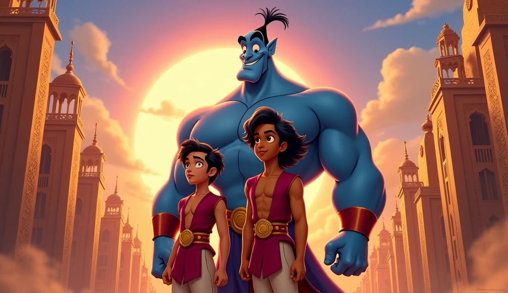 Aladdin 2 (2025) Movie || Will Smith, Dwayne Johnson, Mena Massoud, || Movie thumbnail 