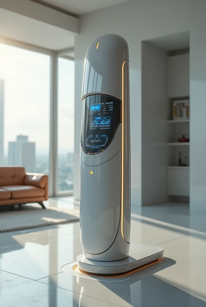 create a photorealistic of the most sophisticated and complex thing human can possible do assisted by AI to invent a new thing that make life more comfortable