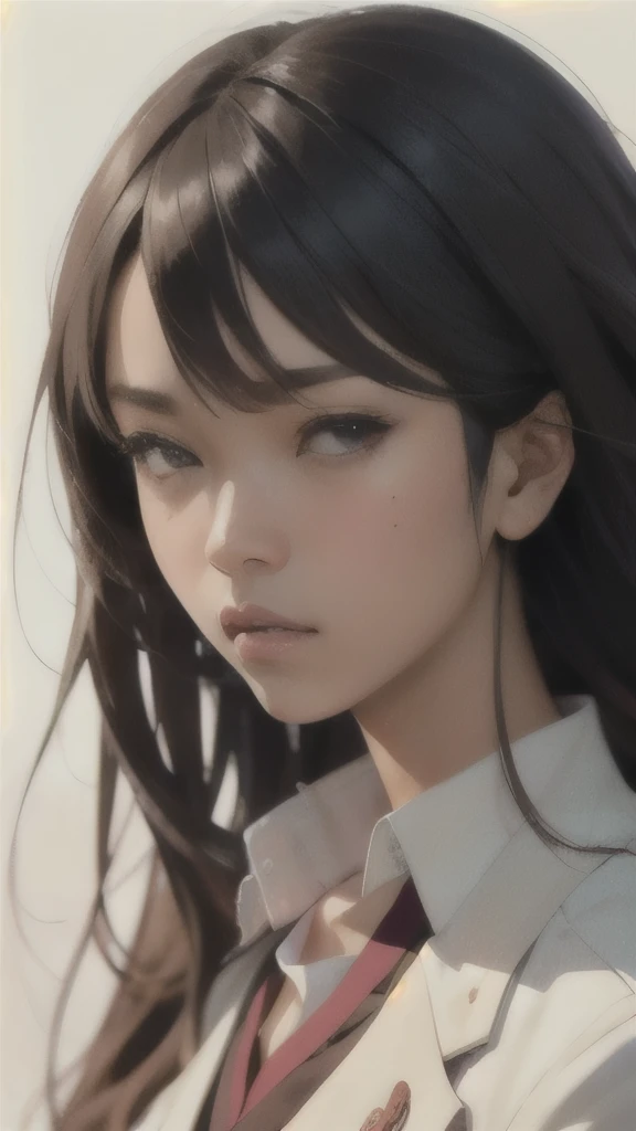 kurisu makise steins gate anime, atmospheric, elegant portrait, super highly detailed, professional digital painting, artstation, concept art, 8k, art by wlop, artgerm and alphonse mucha and eiichiro oda shinkai makoto vibrant Studio ghibli kyoto animation hideaki anno Sakimichan Stanley Artgerm Lau Rossdraws James Jean Marc Simonetti, fashion,(business suit), man, closed mouth