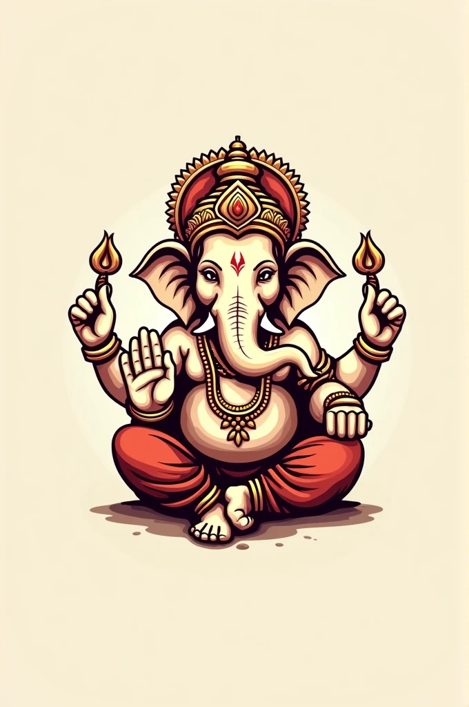 Prepare a logo name AMR ganesh association with lord ganesh pic