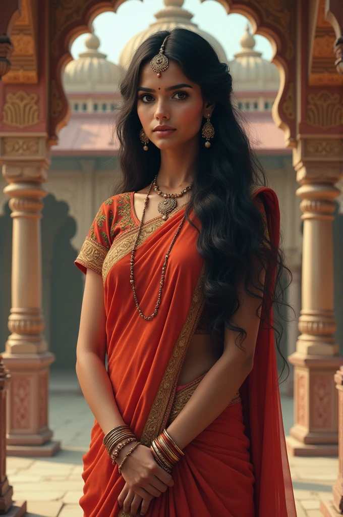 Realistic Indian sanskari  girl 