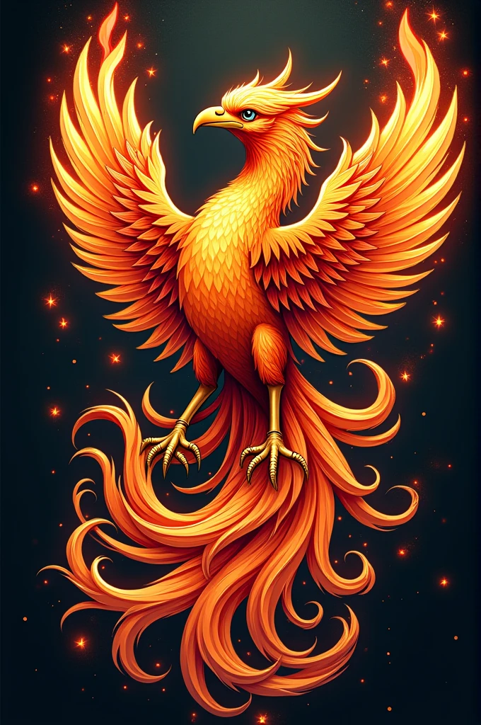 Phoenix tattoo design