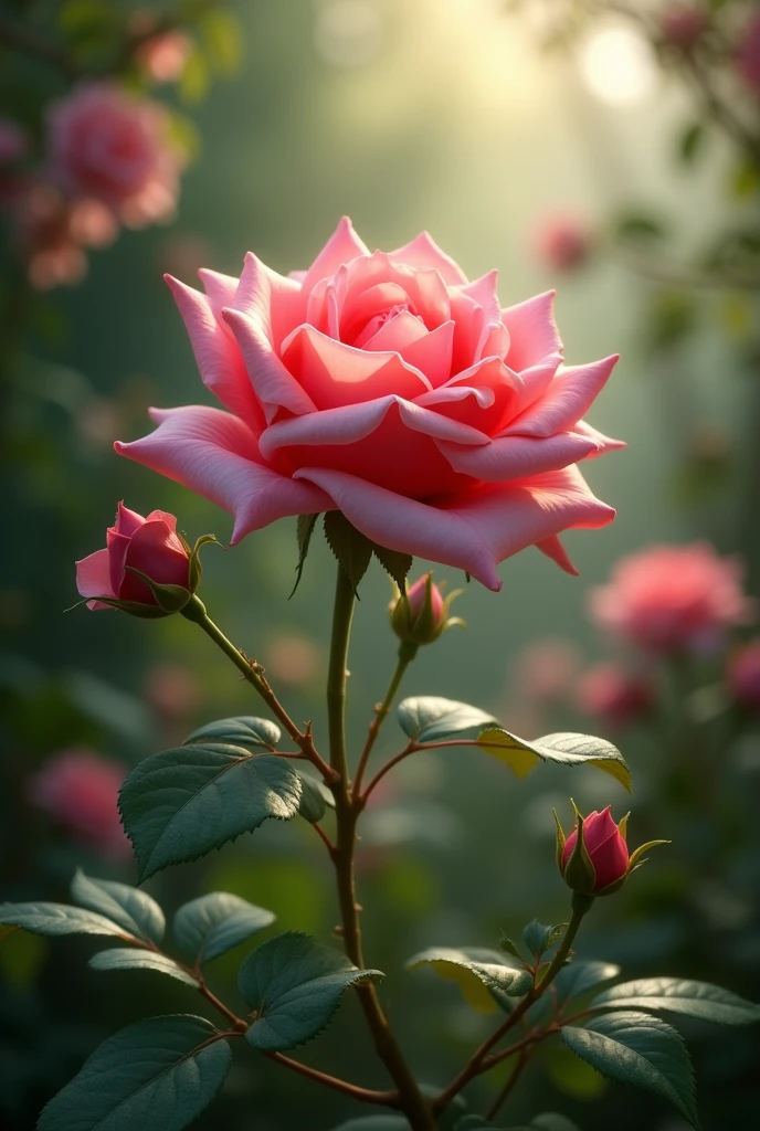 Rose in garden