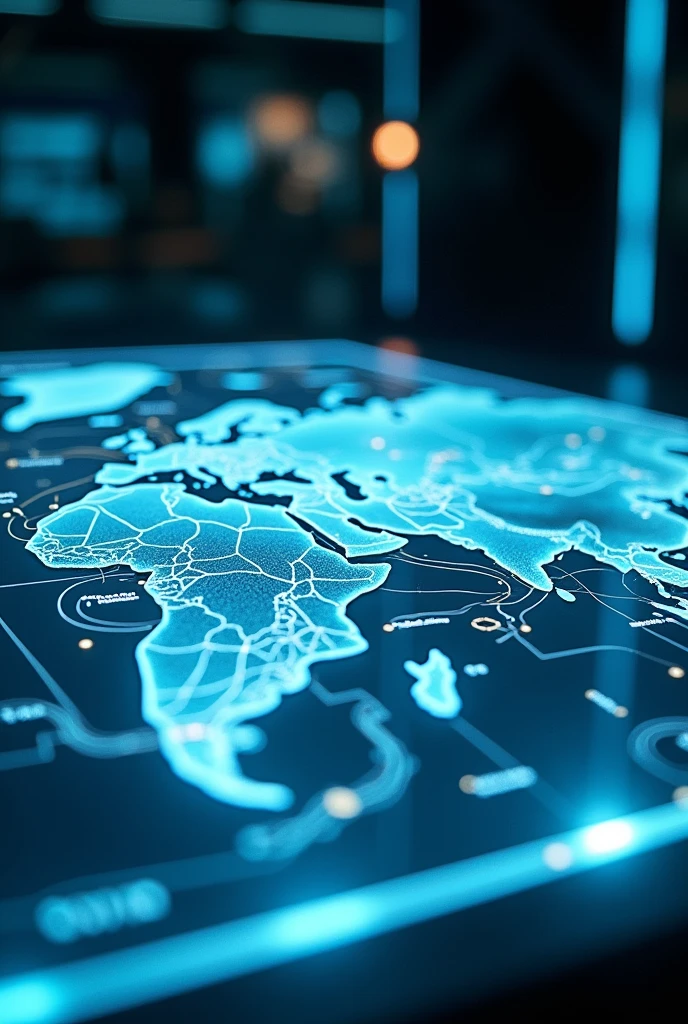 Map hologram