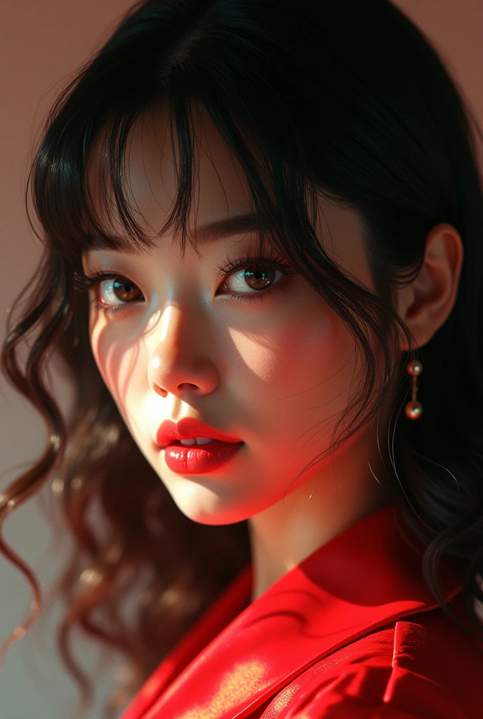 1girl,1980s japanese hostess superstar,extremely detailed face and eyes,beautiful detailed lips,longeyelashes,luxurious high-end fashion outfit,sexy style,seductive,alluring,elegant,photorealistic,studio lighting,ultra-detailed,vivid colors,masterpiece