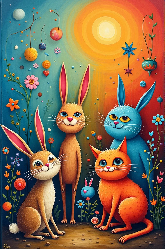 Painting in the style of Gapchinskaya