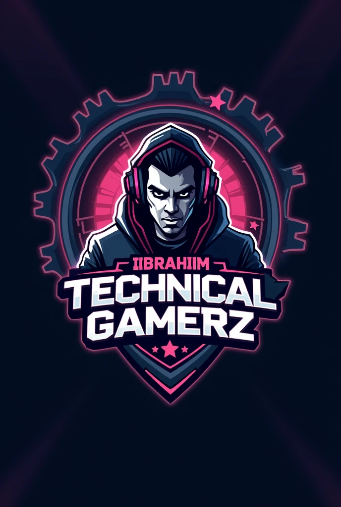A gaming logo for a name
Ibrahim Technical Gamerz
Which is not created