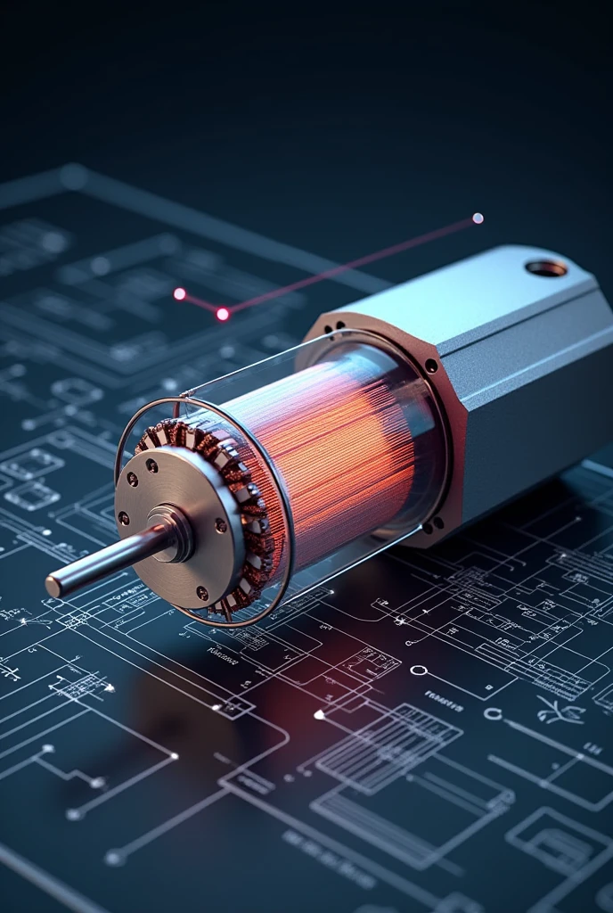 Electromagnetic behaviour in brushless motor