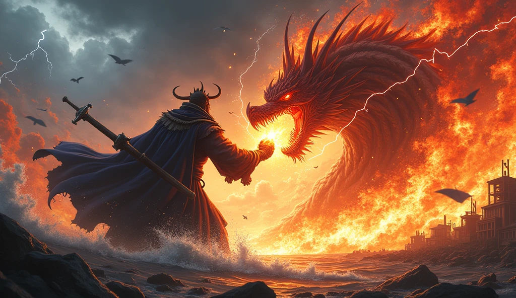 Sakazuki Akainu vs Kaido