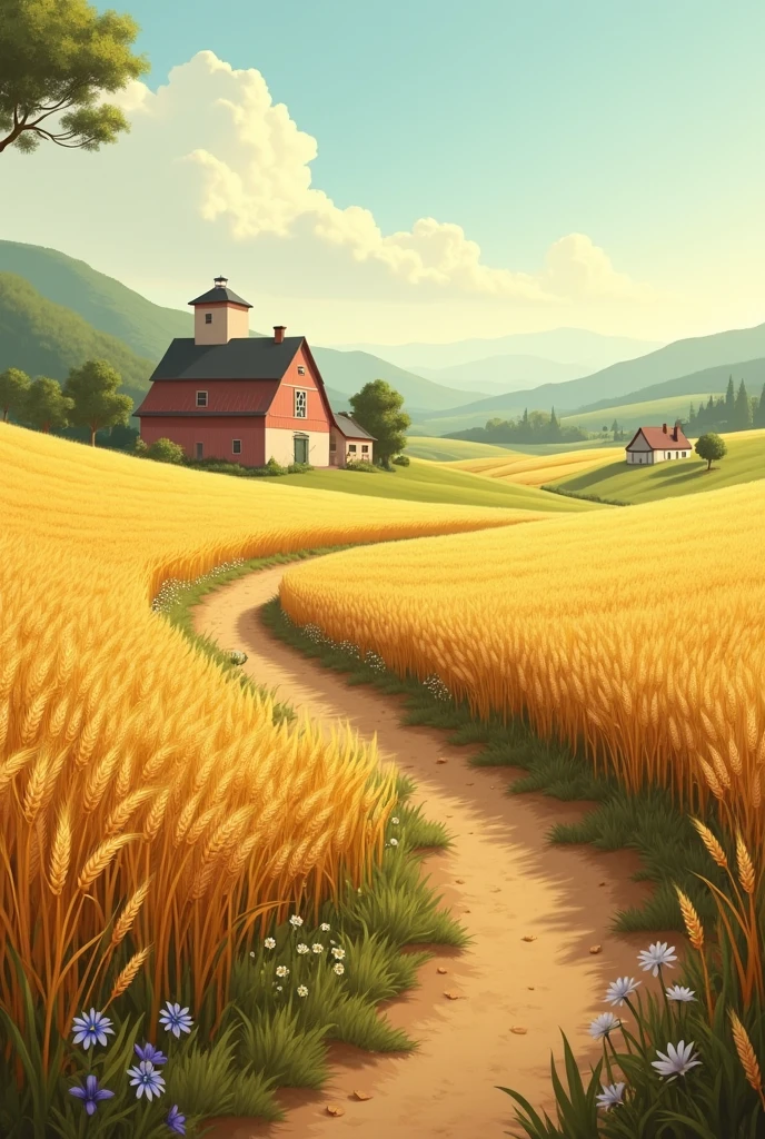 easy and simple wheat farm