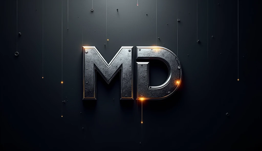 "MD" Mechanical Logo