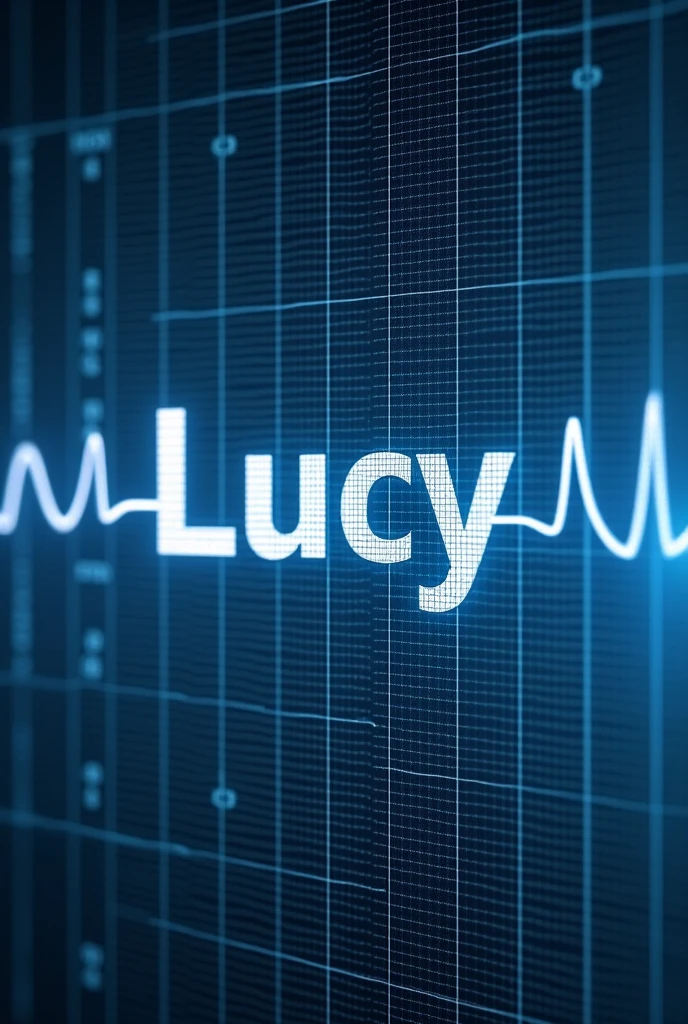 The name Lucy on an electrocardiogram