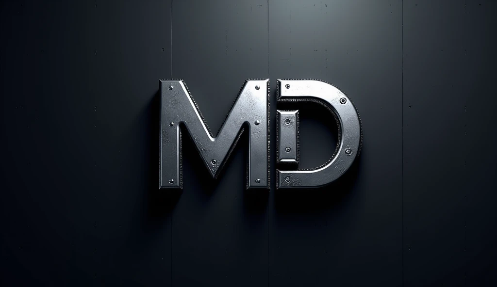 "MD" Mechanical Logo