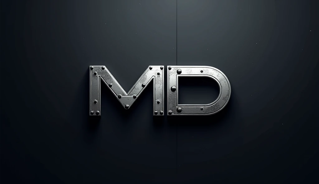 "MD" Mechanical Logo