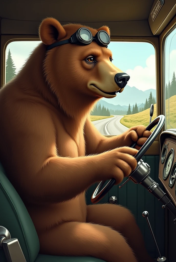 Brown bear driver 