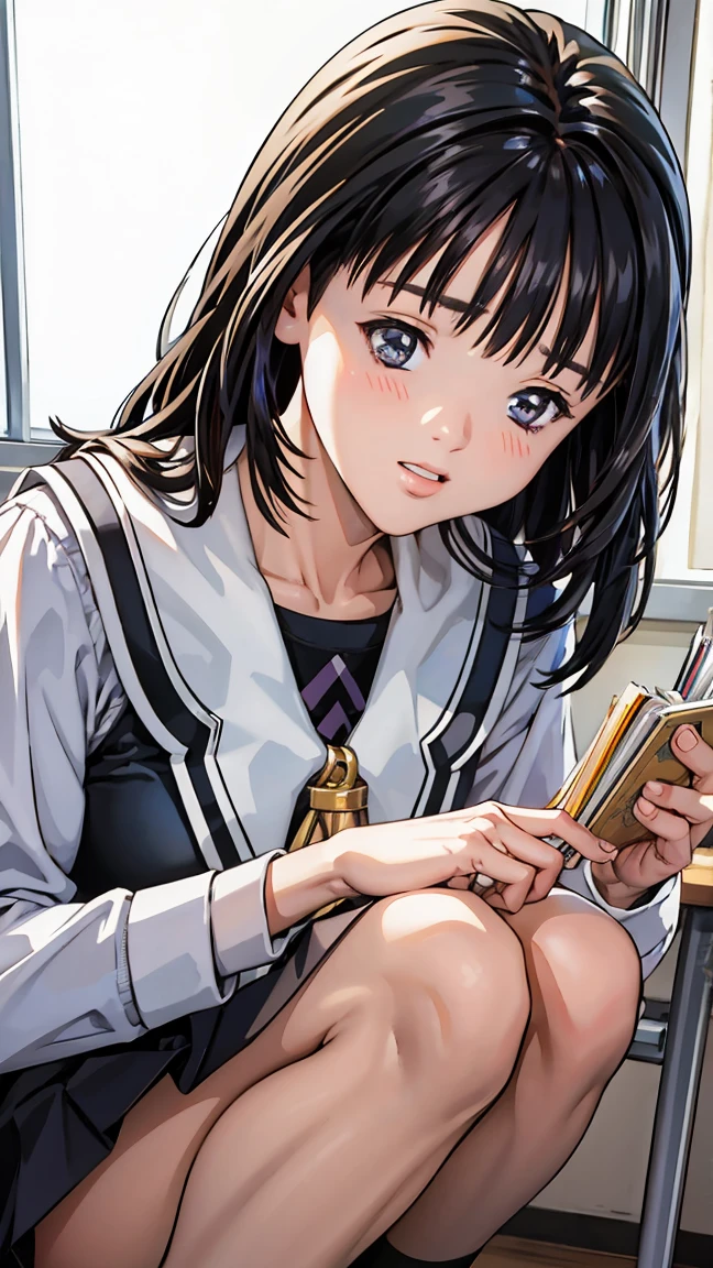 (High resolution),(8k)、Creampie、High school classroom