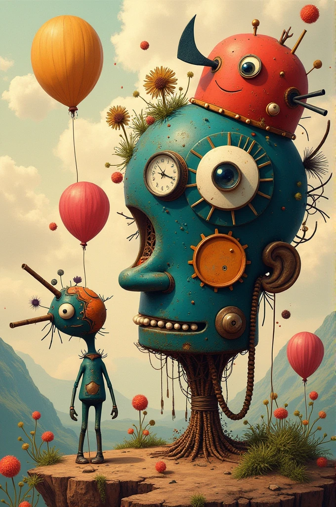 Make easy dadaism art
