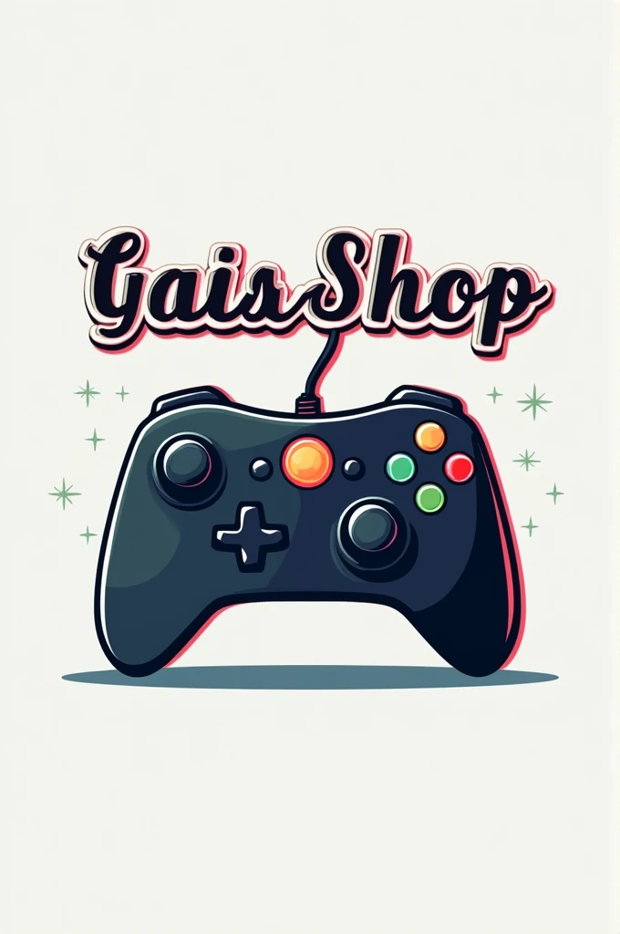 make an attractive logo for a game shop