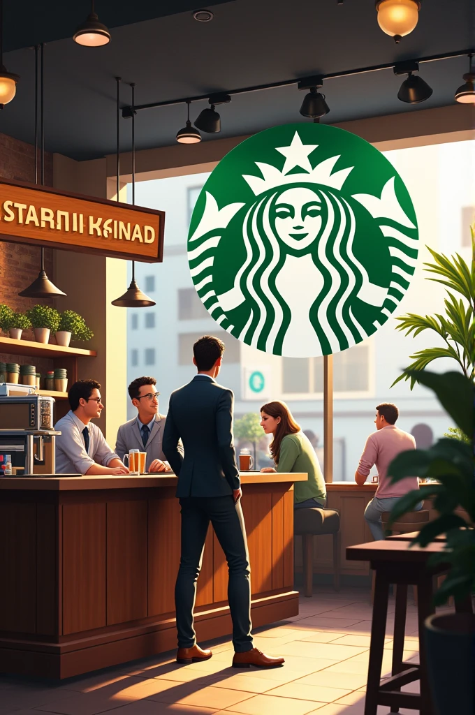 Starbuks cofee and yash gaikwad name