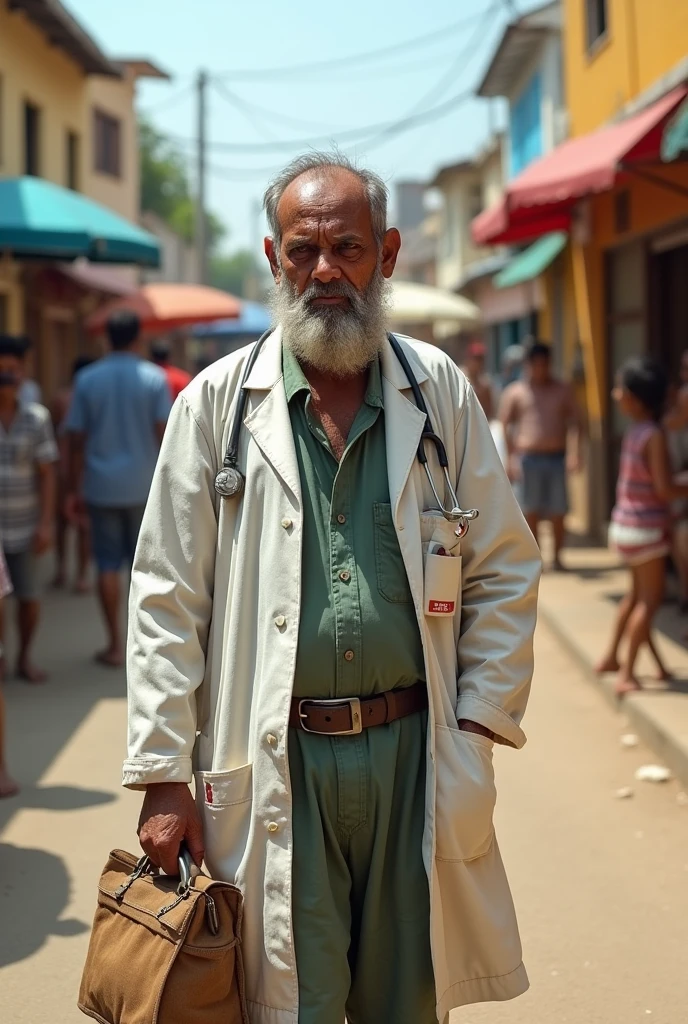 a bihar man who's ugly selling Medical tablets and dressed as a doctor in goa