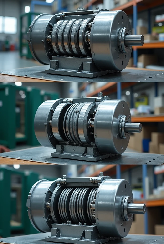 Assemble the motor,including the stator and the bearings