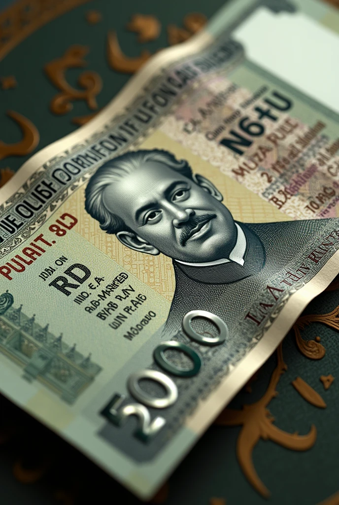 Make a Pakistan 5000 rupees note