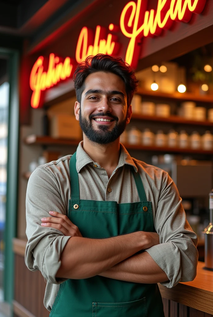 A boy "Usama Inam" has a owner of food Restaurant, Restaurant Name Is "Madina Yakhni Pulao"