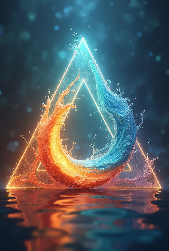 Gusto ko gumawa ka ng triangle na nandon ang gas liquid at solid. Parang nag pwede sya maging gas pwede syang maging solid pwede rin syang maging liquid. Be creative daw