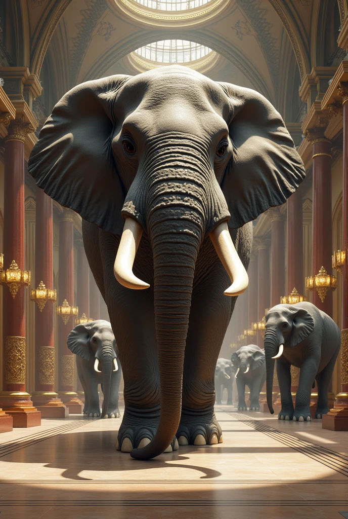 Museum with elefants